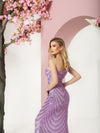 GISELLE SPARKLE MAXI DRESS VIOLET