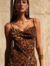 LEONNA LEOPARD PRINT MAXI DRESS